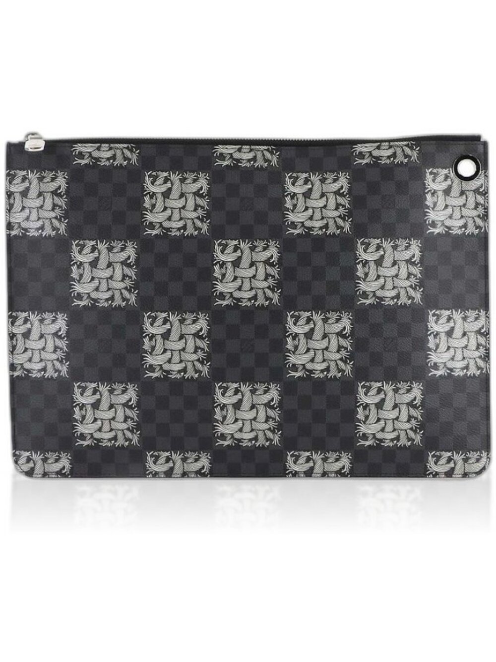 Louis Vuitton Damier Graphite Christopher Nemes Pochette Jour Clutch